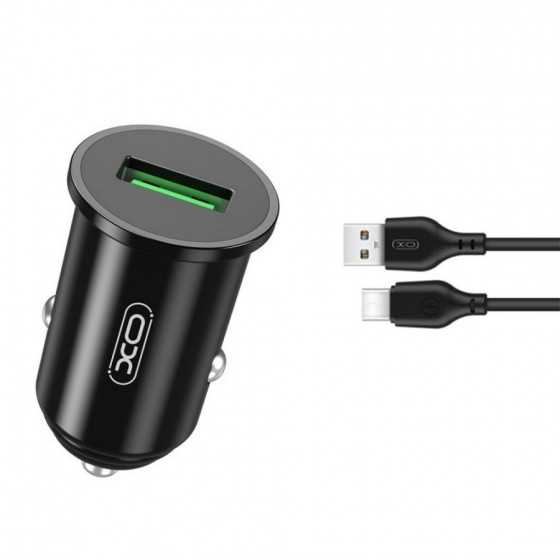 CARGADOR VEHICULAR XO-CC70 CABLE TIPO C
