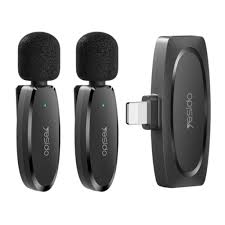 MICROFONO MULTIMEDIA INALAMBRICO YESIDO LIGHTNING DOBLE KR14