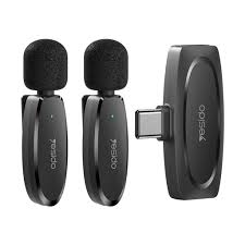 MICROFONO MULTIMEDIA INALAMBRICO YESIDO TIPO C DOBLE KR13