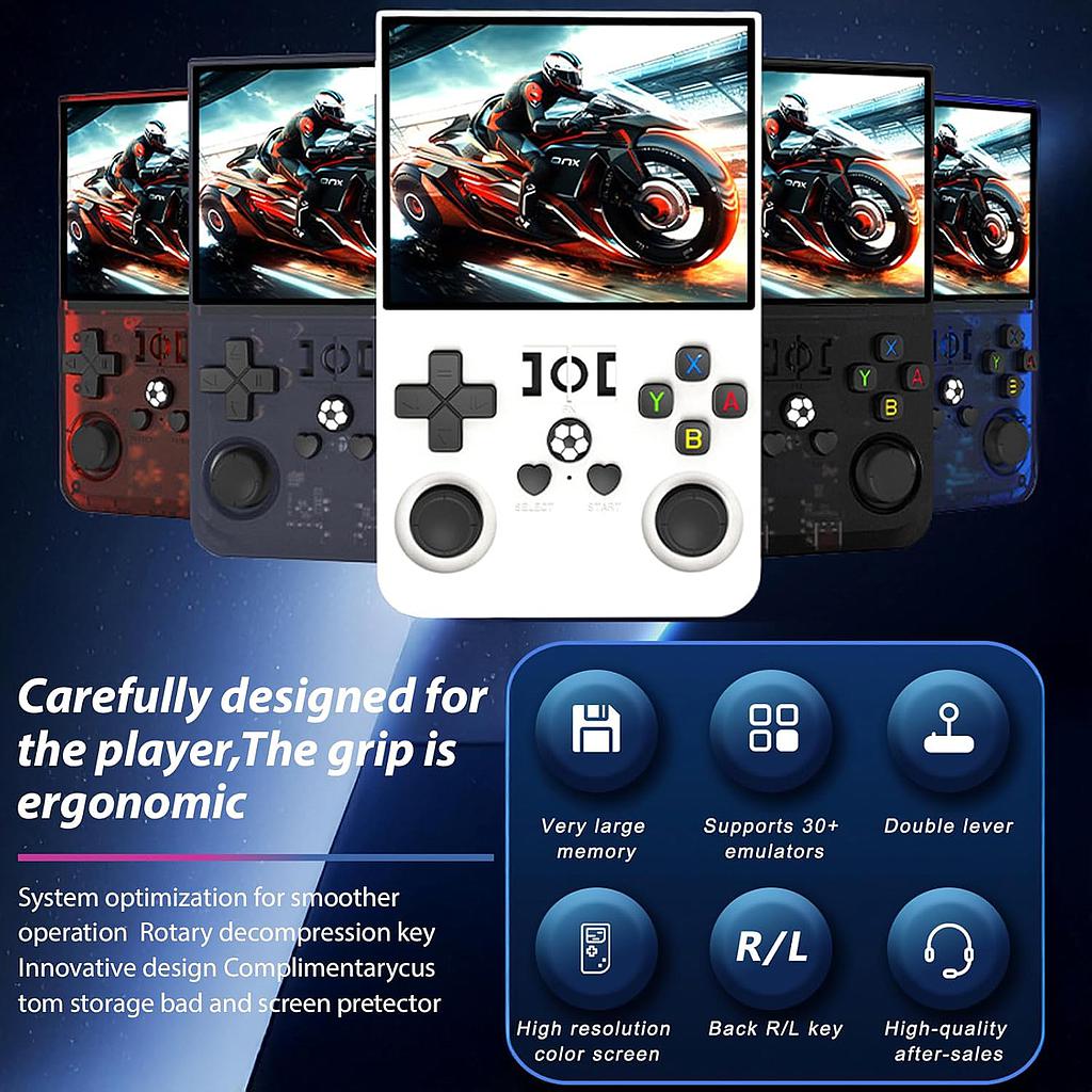 CONSOLA DE JUEGOS RETRO R36PRO 64GB LINUX