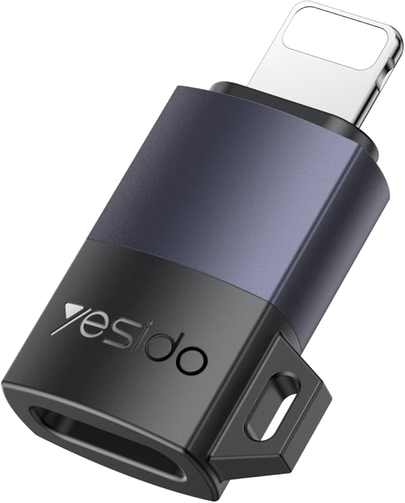 YESIDO GS27 ADAPTADOR LIGHTNING M A TIPO C H