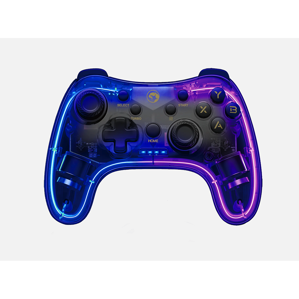 GAMEPAD MARVO GT-88 Ghost 40 BT 4.0 ILUMINACION RGB VIBRACION DUAL