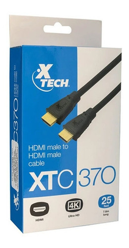 CABLE HDMI XTC370 7.6m