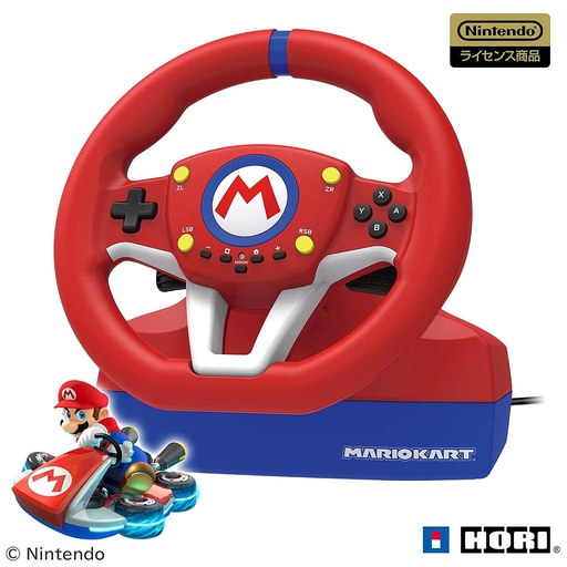 VOLANTE DE CARRERAS NINTENDO SWITCH MARIO KART PRO HORI