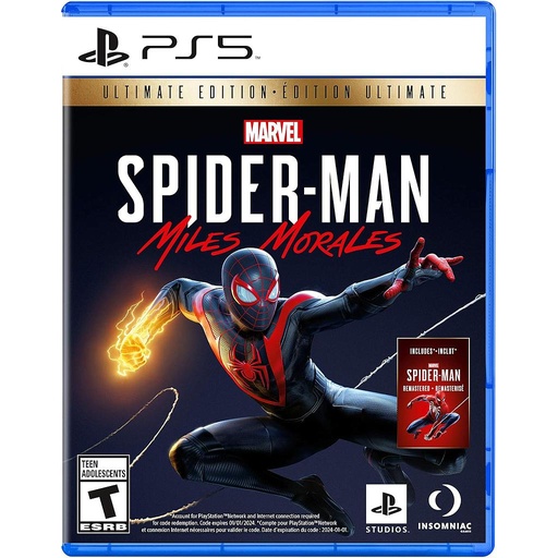 VIDEOJUEGO SONY PS5 SPIDERMAN MILES MORALES