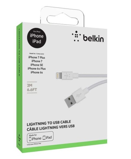 [722868945414] CABLE BELKIN 2M IPHONE 