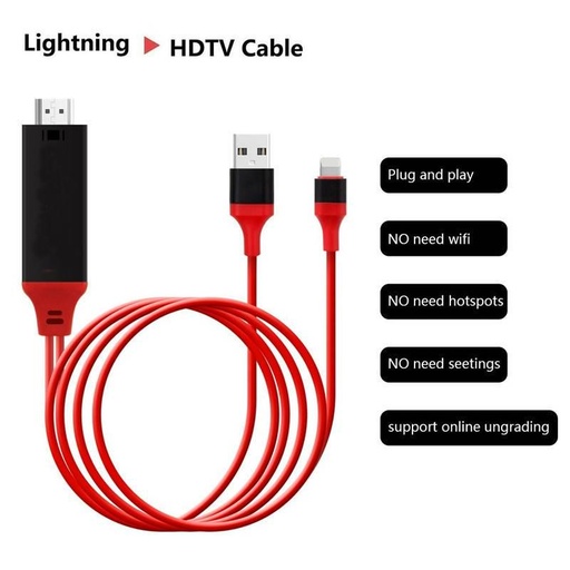 [ACHDTVIP] CABLE HDTV IPHONE 5/6/7/8 2M